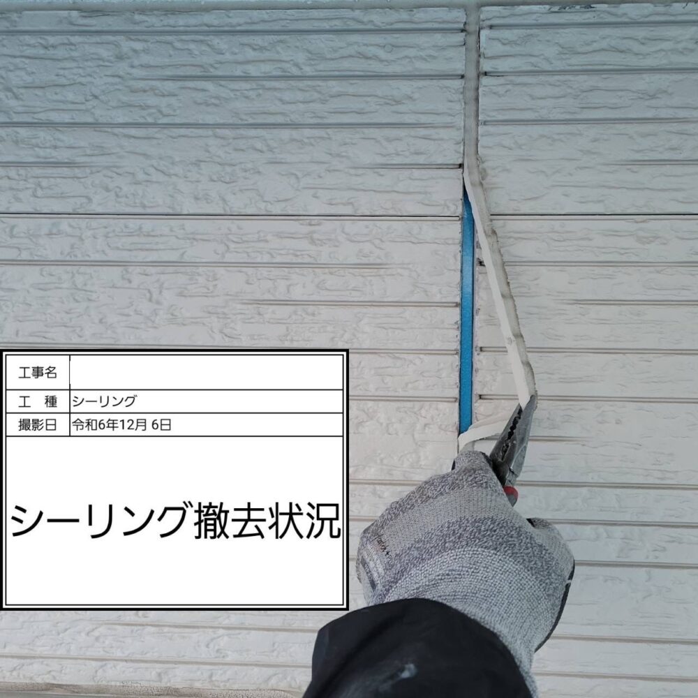 【シーリング】撤去
