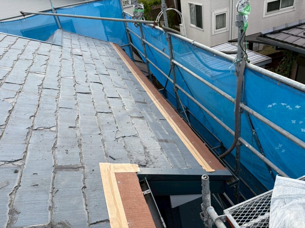 【屋根カバー工法】軒先補強