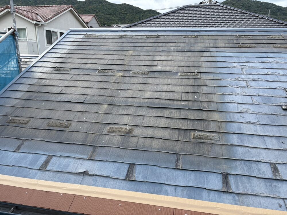【屋根カバー工法】太陽光パネル取り外し後