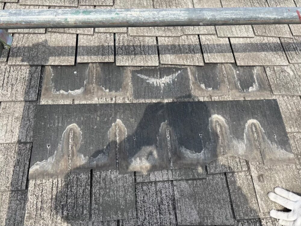 【屋根一部修繕】屋根材撤去