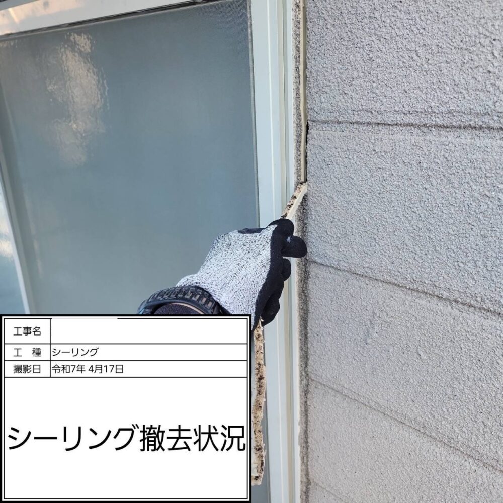 【シーリング】撤去