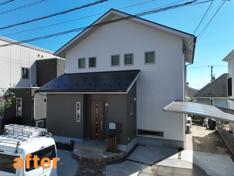 【広島市安佐南区】外壁屋根塗装・FRP防水 H様邸