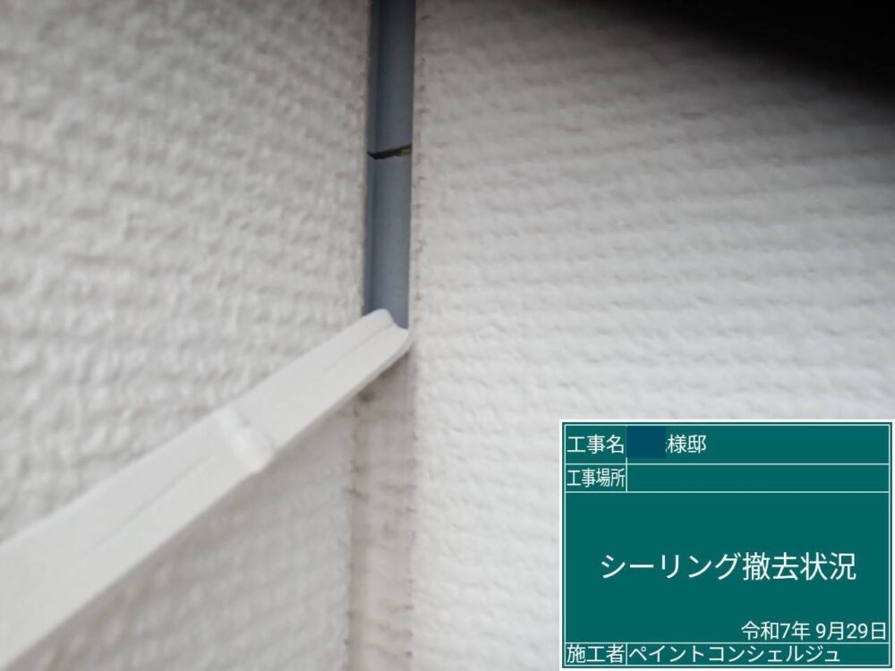 【シーリング】シーリング撤去