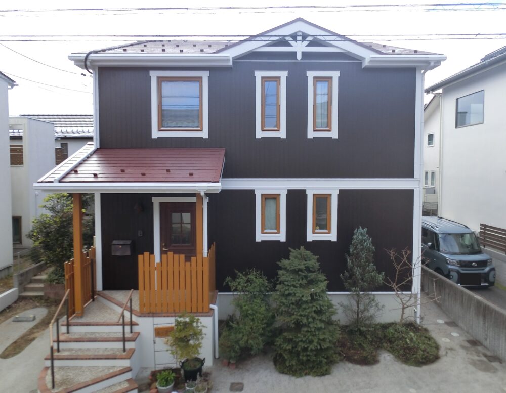 【広島市安佐南区】外壁屋根塗装・ベランダ木部一部交換・防蟻処理・ウッドデッキ撤去 M様邸