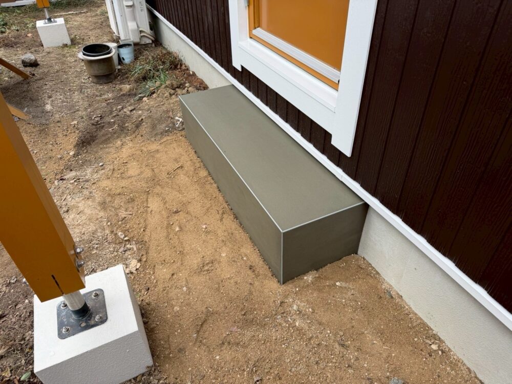 【土間ステップ新設工事】