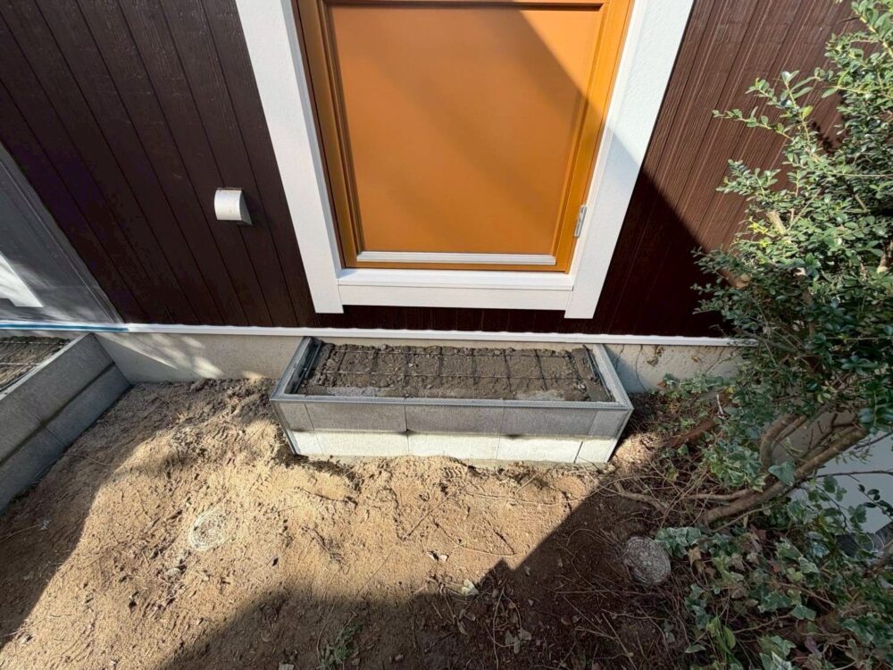 【土間ステップ新設工事】