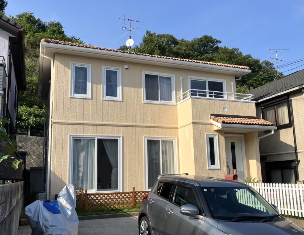 【広島市西区】外壁・外塀塗装工事 K様邸