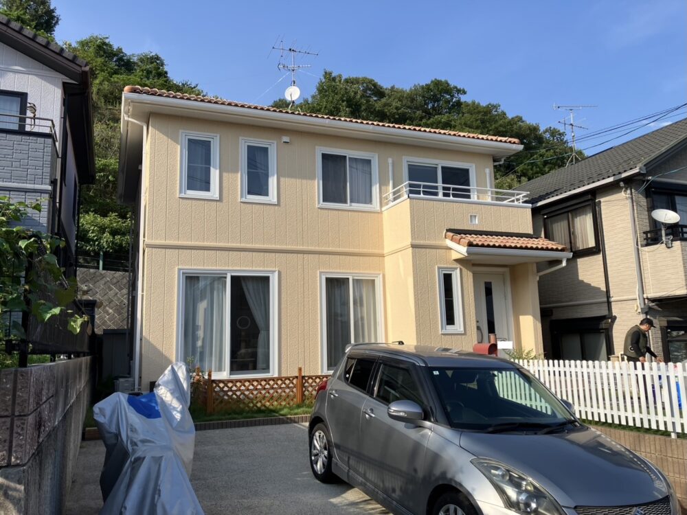 【広島市西区】外壁・外塀塗装工事 K様邸