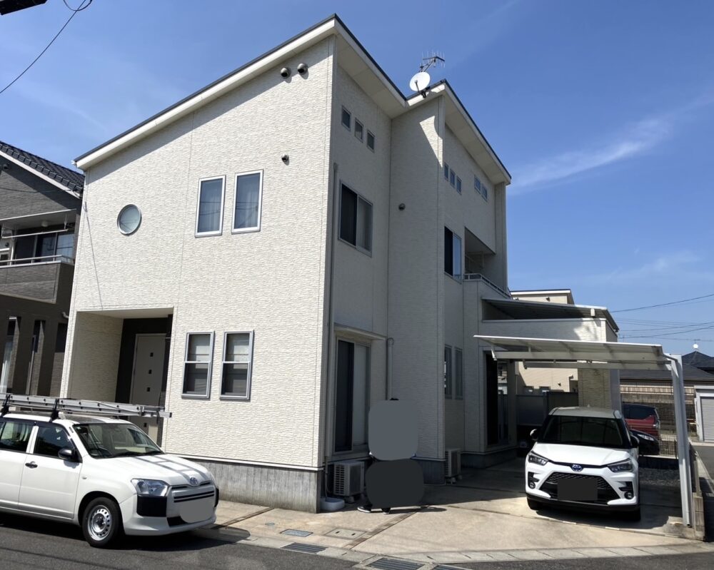 【大竹市】外壁屋根塗装工事 ベランダトップ塗装 K様邸