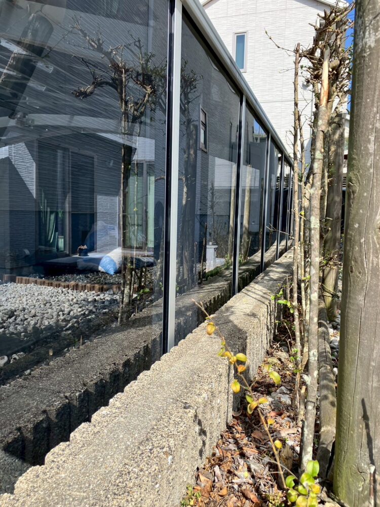 【追加工事】カーポートサイドパネル設置