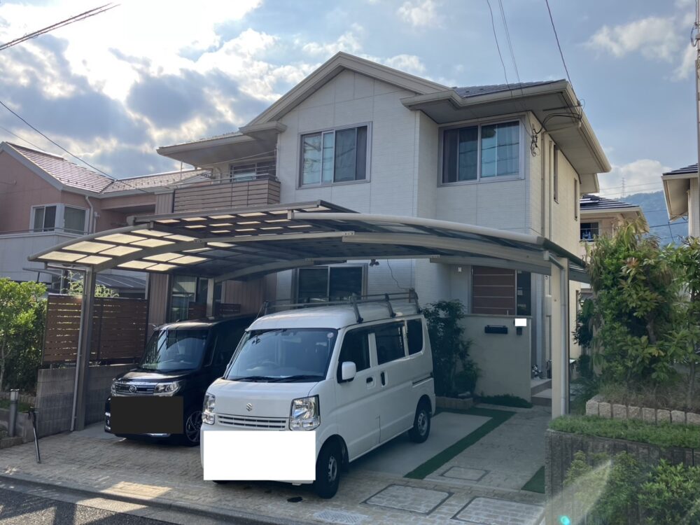 【広島市安芸区】外壁塗装工事 S様邸