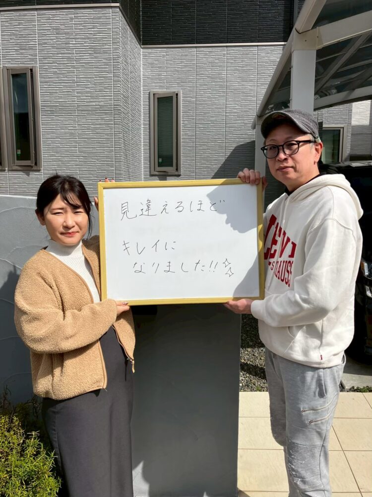 【広島市安芸区】外壁塗装工事 カーポートサイドパネル設置工事 N様邸