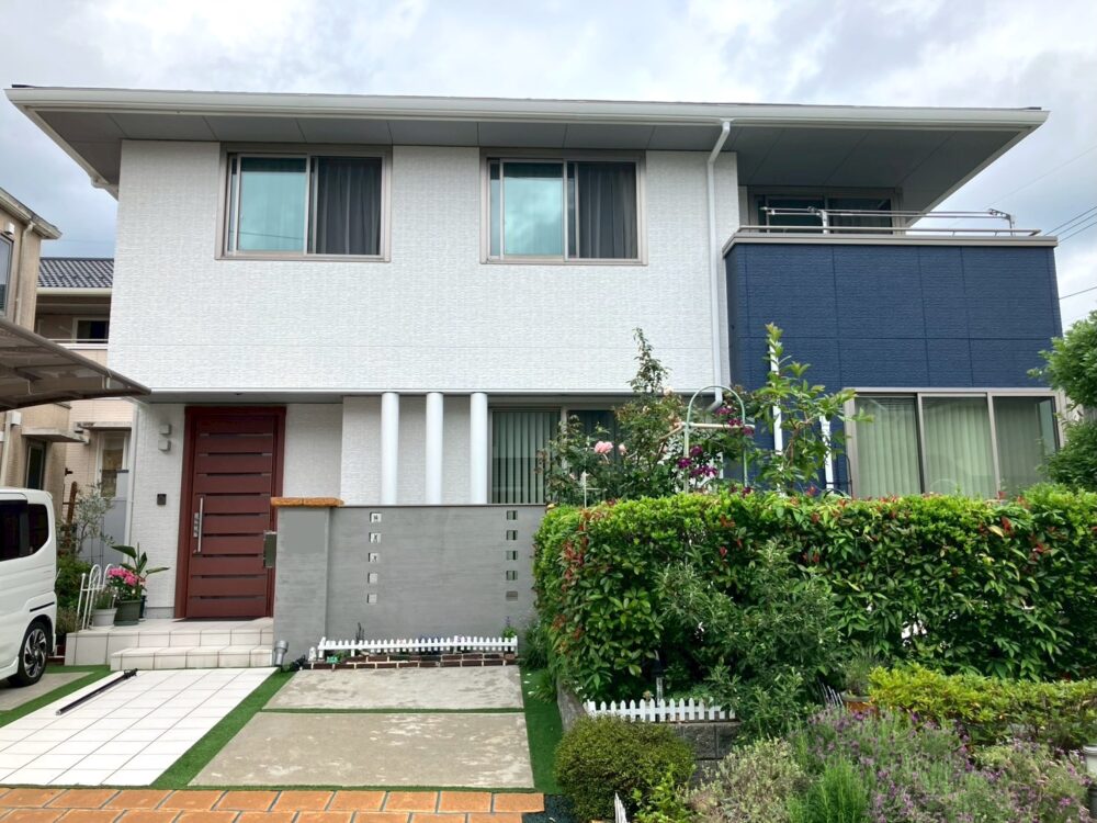 【広島市安芸区】外壁塗装工事 塩ビシート防水工事　S様邸