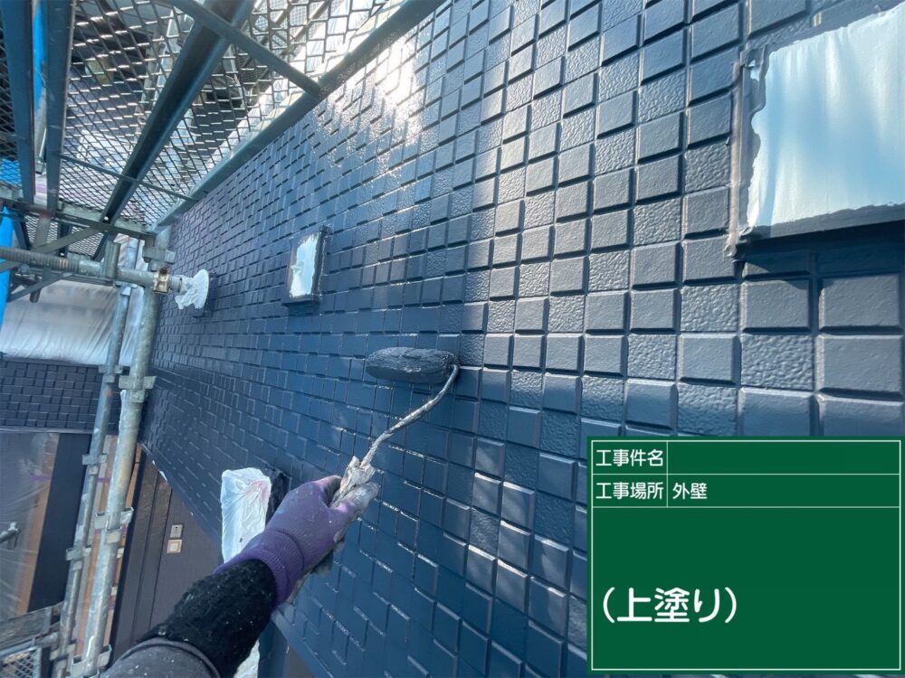 【塗装】外壁上塗り